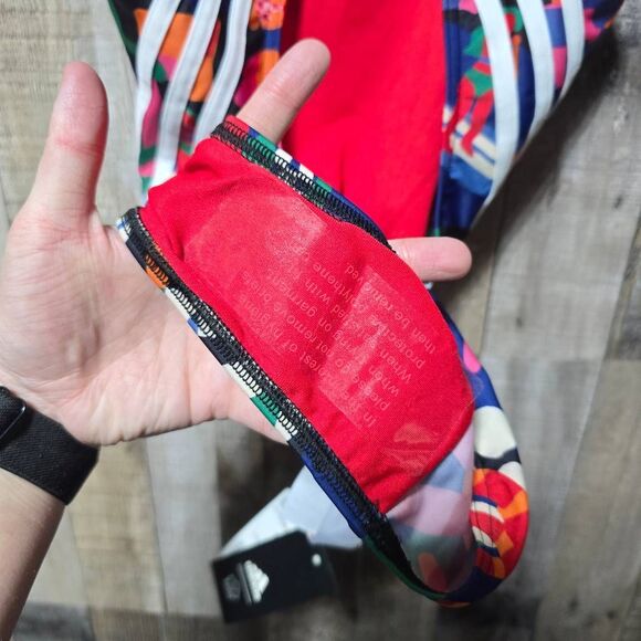 Adidas Farm Rio Abstract Floral One Piece Swimsuit NWT - Picture 6 of 9